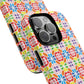 Bespattered Facade Geometric Rainbow Mosaic Tough Case