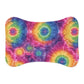 Bespattered Facade Rainbow Tie Dye Pet Feeding Mats (3 Shapes)