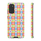 Bespattered Facade Geometric Rainbow Mosaic Tough Case