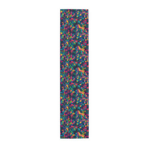 Bespattered Facade Colorful Dots Table Runner (2 sizes)