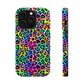 Bespattered Facade Candy Coated Neon Leopard MagSafe Tough Case