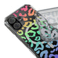Bespattered Facade Bright Rainbow Leopard MagSafe Clear Impact Case