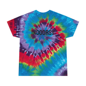 Bespattered Facade Indoorsy Rainbow Spiral Tie-Dye Tee