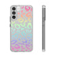 Bespattered Facade Pastel Rainbow Leopard Clear Case