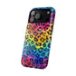 Bespattered Facade Rainbow Watercolor Leopard MagSafe Tough Case