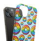 Bespattered Facade Rainbow Sprinkle Donut Slim Case