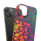 Bespattered Facade Neon Butterfly Snap Case