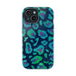 Bespattered Facade Emerald Leopard Impact-Resistant Case