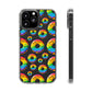 Bespattered Facade Rainbow Sprinkle Donut Clear Case