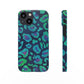 Bespattered Facade Emerald Leopard Snap Case