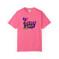 Bespattered Facade Neon "Easy Tiger" Colorful Premium Unisex Comfort Colors Garment Dyed 100% Cotton T-Shirt