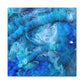 Bespattered Facade Resin Petri Macro Photograph Stretched Matte Canvas Art Prints | Multiple Sizes