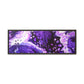 Bespattered Facade Purple Haze Framed Canvas Art Print | 3 Frame Colors | Multiple Sizes