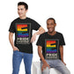 Pride “E for Everyone” T-Shirt – LGBTQ+ Inclusivity Graphic | Gildan 5000