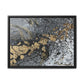 Bespattered Facade You're Golden Framed Canvas Art Print | 3 Frame Colors | Multiple Sizes