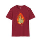 Bespattered Facade Set the World on Fire Flaming Match Unisex Softstyle T-Shirt