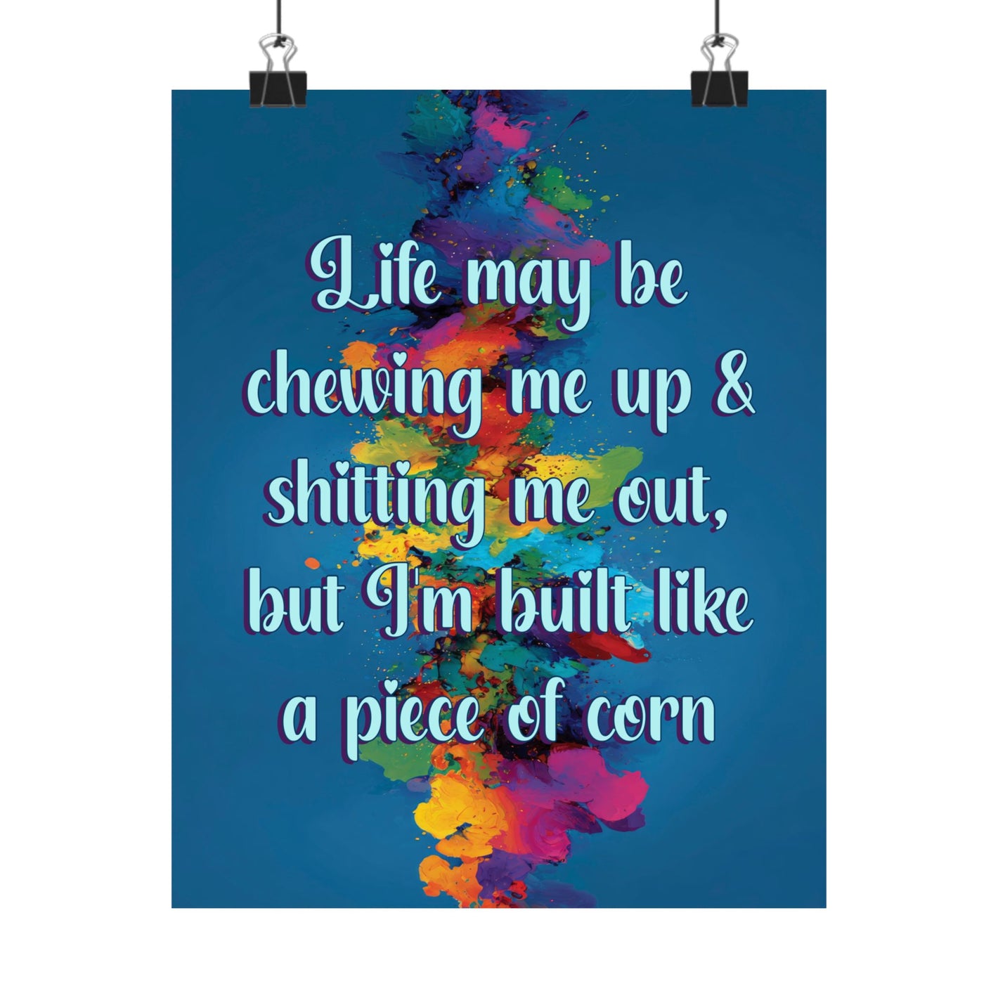 Bespattered Facade "Life" Giclée Archival Matte Paper Prints