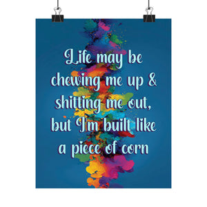 Bespattered Facade "Life" Giclée Archival Matte Paper Prints