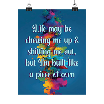 Bespattered Facade "Life" Giclée Archival Matte Paper Prints