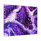 Bespattered Facade Purple Haze Stretched Matte Canvas Art Prints | Multiple Sizes