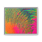 Bespattered Facade Neon Puddle Framed Canvas Art Print | 3 Frame Colors | Multiple Sizes