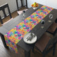 Bespattered Facade Rainbow Stars Table Runner (2 sizes)