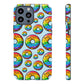 Bespattered Facade Rainbow Sprinkle Donut Tough Case