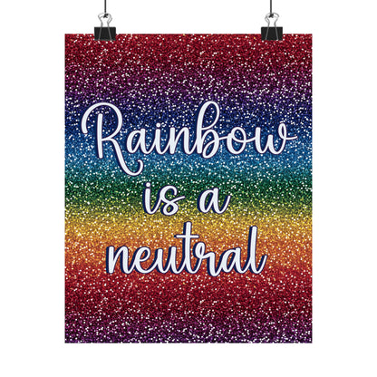 Bespattered Facade "Rainbow is a Neutral" Giclée Archival Matte Paper Prints
