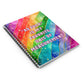 Bespattered Facade Rainbow "Favorite Unit of Measurement" Spiral Notebook - Lined Pages