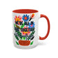 "We're All In This Together..." Rainbow Flowers Mug | Eight Colors | 11oz or 15oz