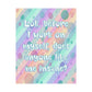 Bespattered Facade "Self Improvement" Pastel Rainbow Giclée Archival Matte Paper Prints