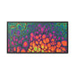 Bespattered Facade Neon Butterfly Framed Canvas Art Print | 3 Frame Colors | Multiple Sizes