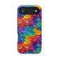 Bespattered Facade Rainbow Swirls MagSafe Tough Case