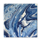 Bespattered Facade Fluid Art Abstract Painting Stretched Matte Canvas Art Prints | Multiple Sizes