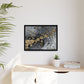 Bespattered Facade You're Golden Framed Canvas Art Print | 3 Frame Colors | Multiple Sizes