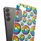 Bespattered Facade Rainbow Sprinkle Donut Slim Case