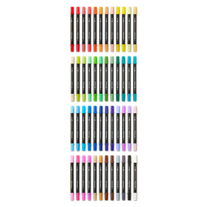 Dual Tip Acrylic Paint Pens - 48 Colors