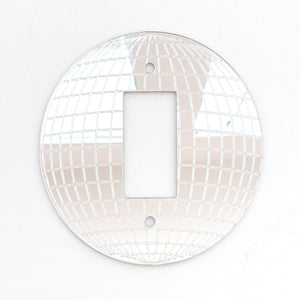 Disco Ball Light Switch Plate