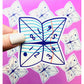 90s Paper Fortune Teller Sticker