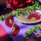 Halloween Folding Fan Earrings