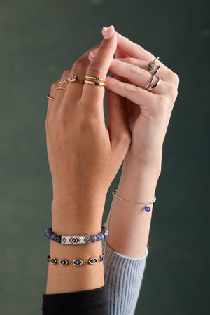 Untamed Evil Eye Chain Bracelet