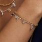 Moon Magic 2 Row Charm Bracelet