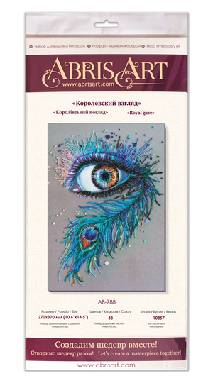 Bead Embroidery Kit - Royal gaze AB-788