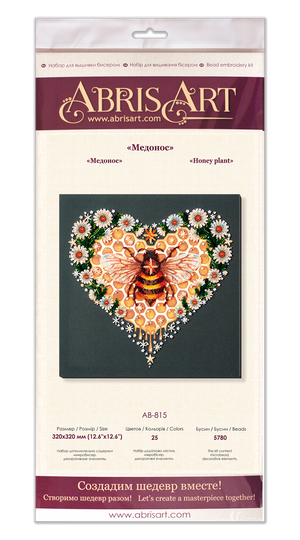 Bead Embroidery Kit - Honey plant AB-815