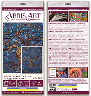 Bead Embroidery Kit - Where the fairytale live