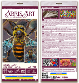 Main Bead Embroidery Kit - Honey motif AB-950
