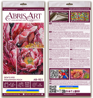 Main Bead Embroidery Kit - Dew's Kiss AB-951