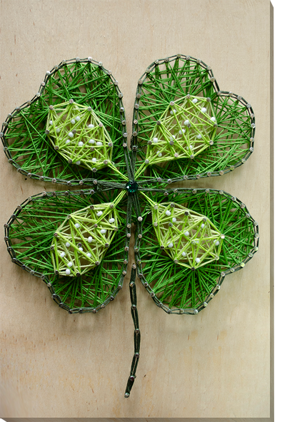 Creative Kit String Art - The magic of the clover