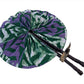African Wax Print Fan, Handmade in Ghana