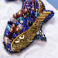 Blue Whale Bead Embroidery Decoration Kit by Abris Art AD-239